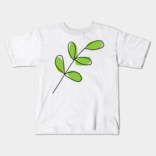 leaf art drawing Kids T-Shirt